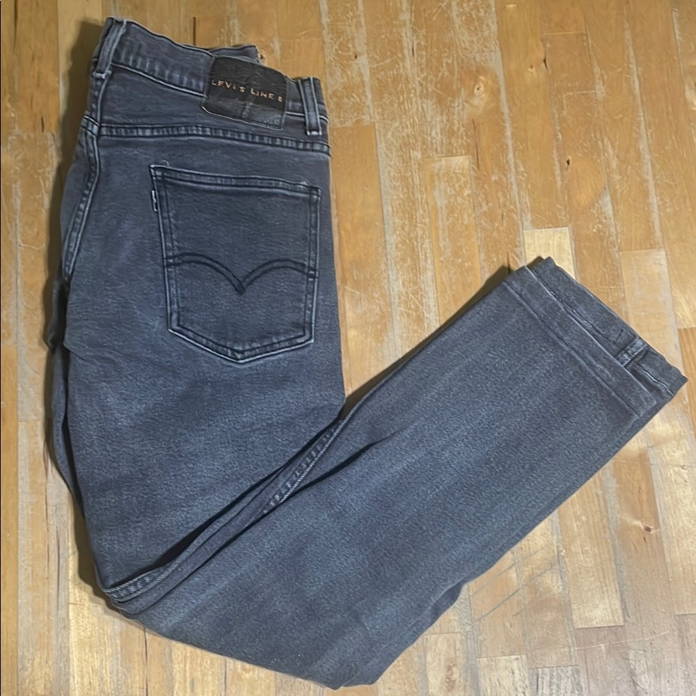 Levi's Charcoal line 8 slim fit jeans